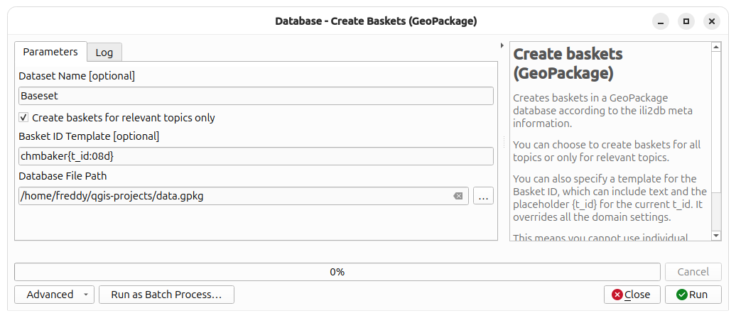 Create Baskets