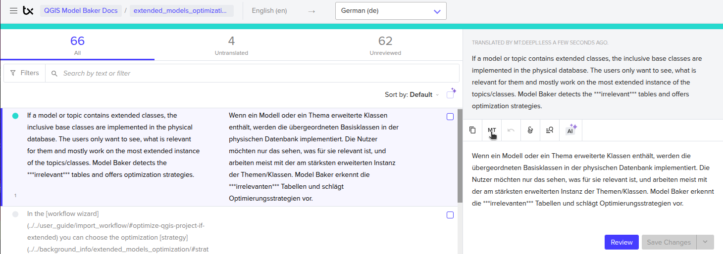 machine translation